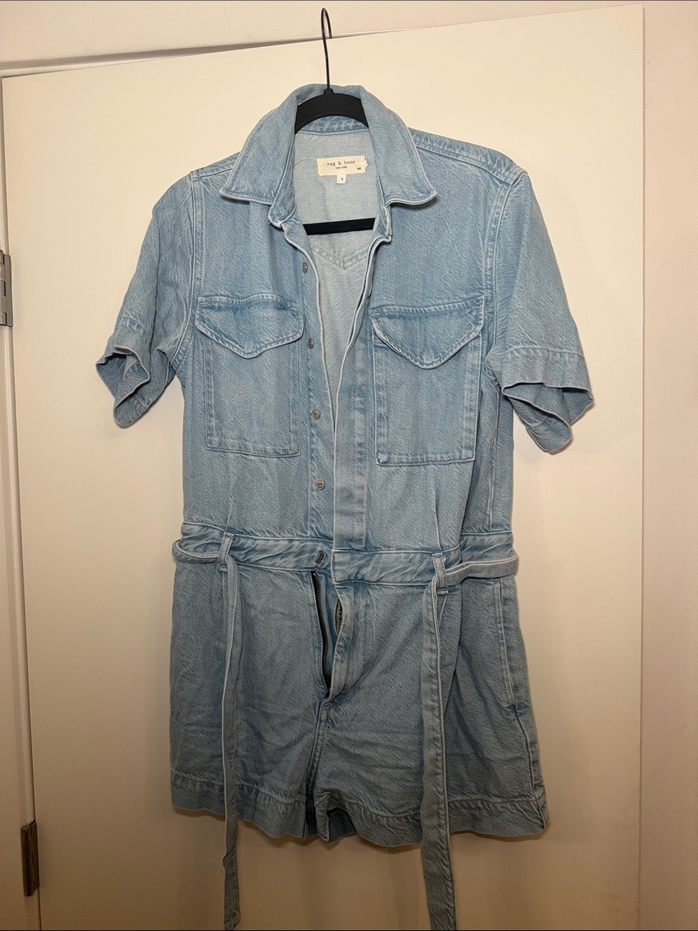 rag & bone Light Wash Denim Jacket